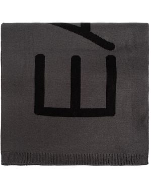 EA7 Scarf With Logo - Black