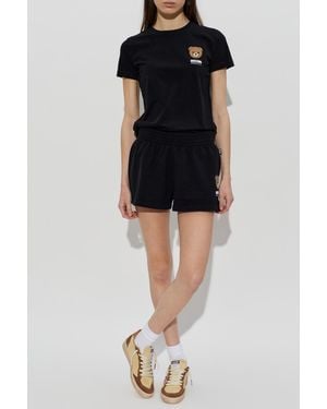 Moschino T-Shirt From The "Active" Line - Black