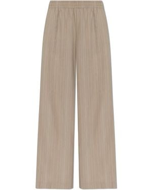 Golden Goose Striped Pattern Trousers - Natural