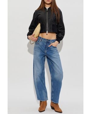 AllSaints 'Suri' Leather Jacket - Blue