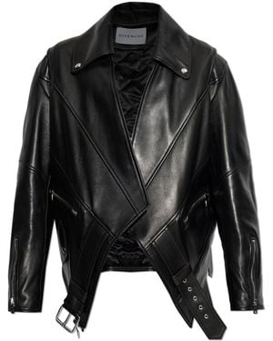 Givenchy Lamb Leather Jacket - Black