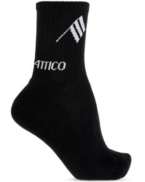 The Attico Cotton Socks - Black