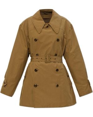 Lemaire Shorter Cut Trench Coat - Natural