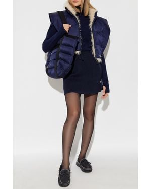 Isabel Marant Reversible Vest Hoodiali - Blue