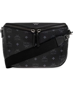 MCM 'Diamant 3D Small' Belt Bag - Black