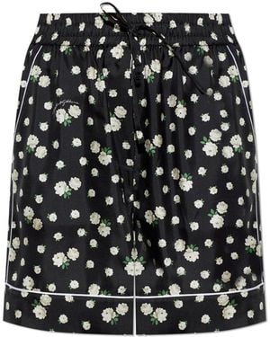 Dolce & Gabbana Silk Shorts - Black