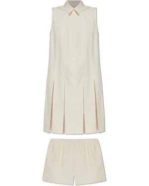 Moncler Dress With Shorts - White