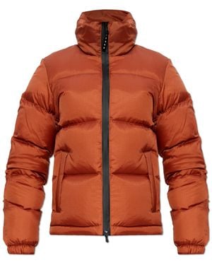 Marni Down Jacket With Stand-Up Collar - Orange