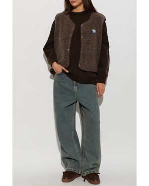 American Vintage Oversized Vest - Brown