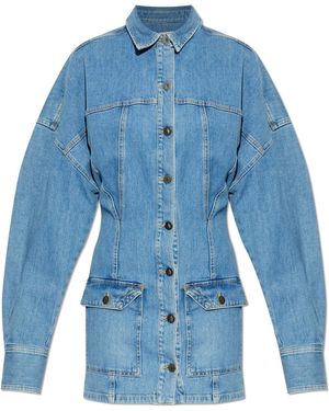 The Attico Denim Dress - Blue