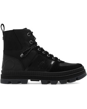 Jimmy Choo Normandy High-Top Trainers - Black