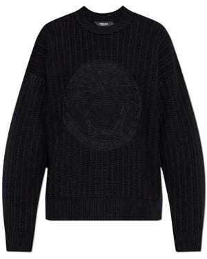 Versace Wool Jumper - Black