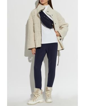 Bogner Shearling Coat 'Kimberly' - Blue