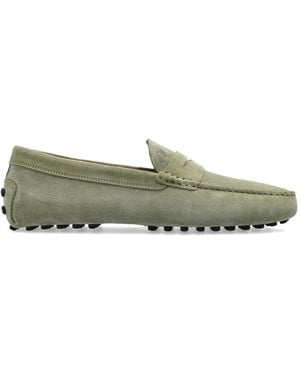 Tod's Suede Loafers - Green