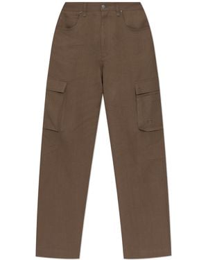 Fendi Linen Trousers - White