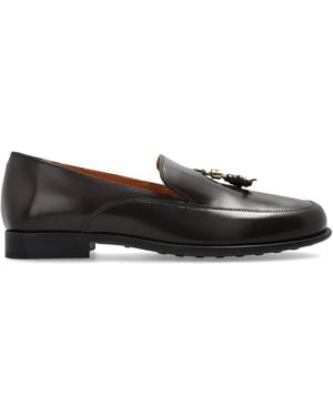Tod's Leather 'Loafers' Shoes - Black