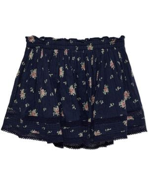 LoveShackFancy 'Kressler' Skirt - Blue
