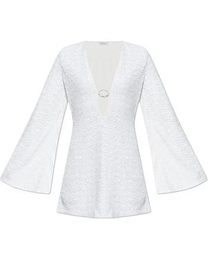 Oséree Sequin Dress - White