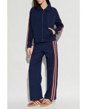 The Upside Jacket With Logo - Blue