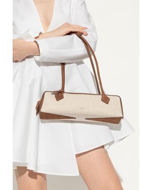 Alaïa Shoulder Bag 'Teckel Medium' - Natural