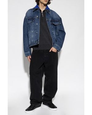 Studio Nicholson 'Stein' Denim Jacket - Blue