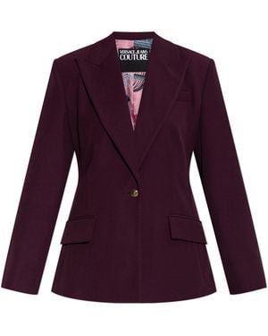 Versace Jeans Couture Blazer With Pockets - Purple
