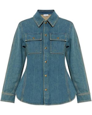 Burberry 'Dakota' Denim Shirt - Blue