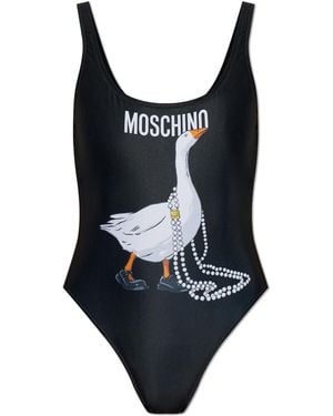Moschino One-Piece Swimsuit - Black
