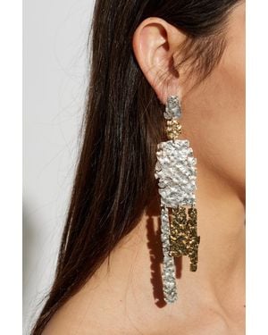 Isabel Marant Asymmetric Earrings - Brown