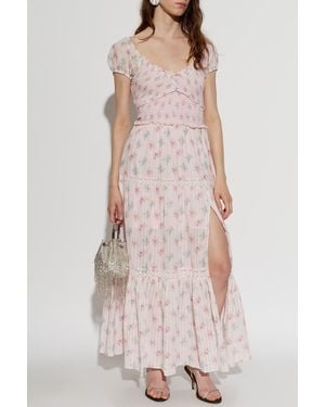 LoveShackFancy Cotton Dress 'Amandla' - Pink