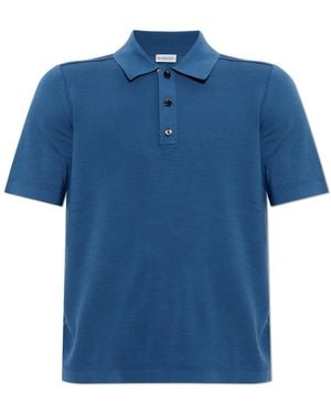 Burberry Wool Polo 'Marcus' - Blue