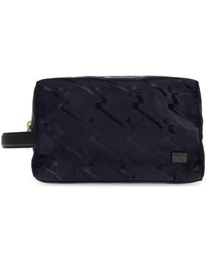 Paul Smith Cosmetic Bag With Logo Patch - Blue