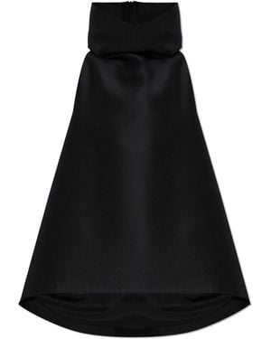 Balenciaga Turtleneck Wool Top - Black