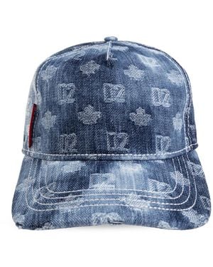 DSquared² Denim Baseball Cap - Blue