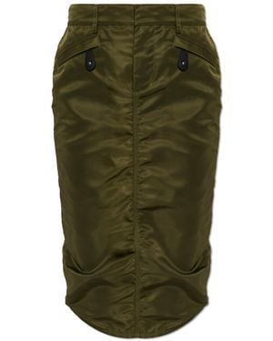 DSquared² Skirt With Slit - Green