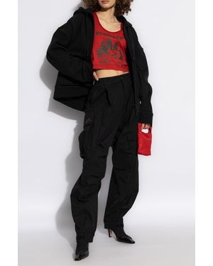 DSquared² Pants With Logo - Black