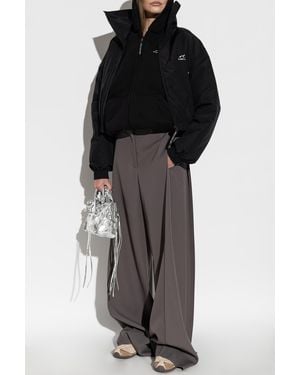 Balenciaga Jacket With Logo - Black
