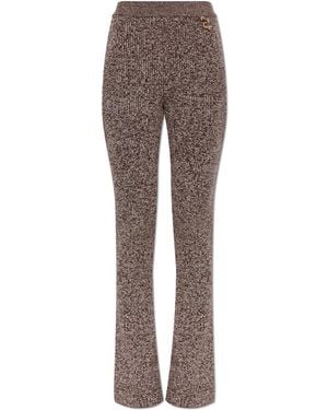 Sportmax Wool Trousers 'Velo' - Brown