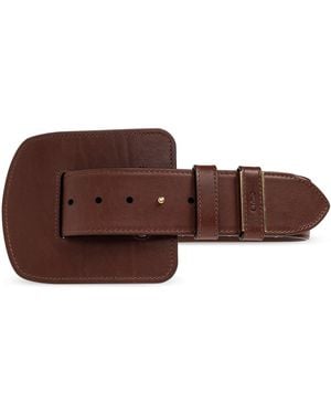 Chloé Leather Belt 'Max' - Brown