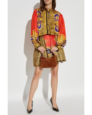 Versace Silk Shirt - Orange