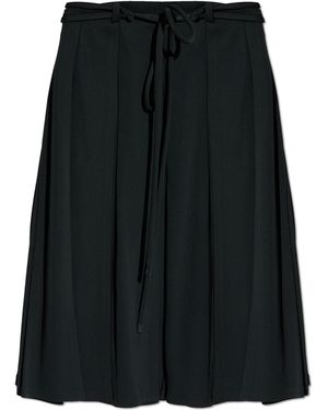 LACOSTE RUNWAY Skirt With Slits - Black