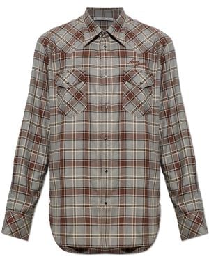 Acne Studios Checked Shirt - Grey