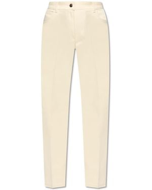 Moncler Cotton Trousers - White