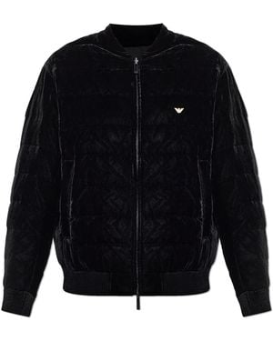Emporio Armani Reversible Hooded Jacket - Blue