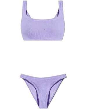 Hunza G Two-Piece Swimsuit 'Txandra' - Purple