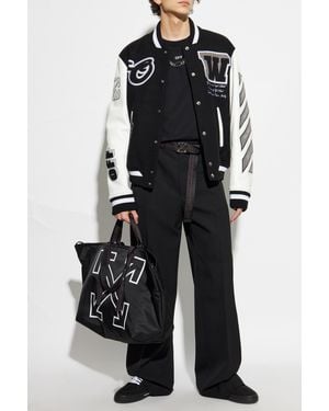 Off-White c/o Virgil Abloh Jacket With Logo - Black