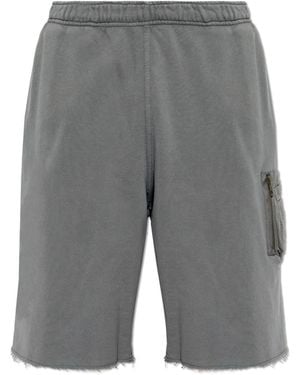 MM6 by Maison Margiela Cotton Shorts - Grey