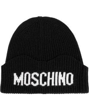 Moschino Cap With Logo - Black