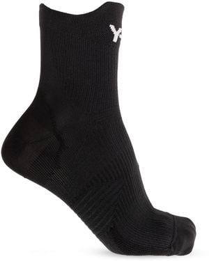 Y-3 Socks With Logo - Black