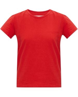 Maison Margiela T-Shirt With Logo - Red